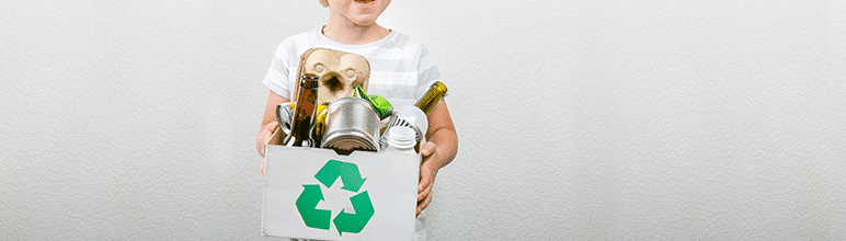 Materiais de casa para reciclagem