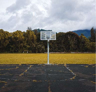 Pisos esportivos asfalto