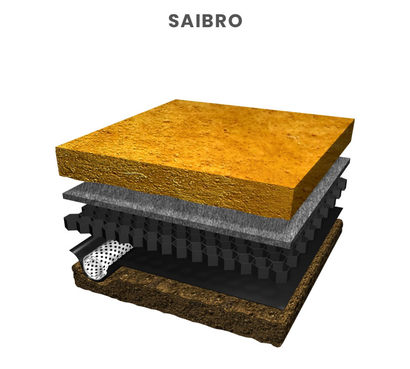 Saibro-plastfloor