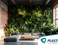 Comparativo entre Tipos de Jardim Vertical: Natural, preservado, artificial